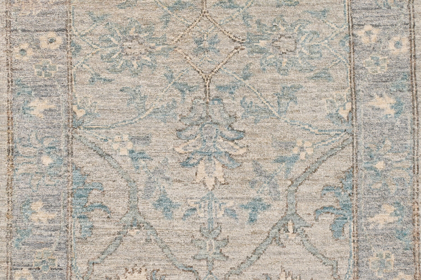 Kandahar Gardens Runner Rug | 9'9" x 2'11" | Genuine Hand-knotted Rug | Area Rug
