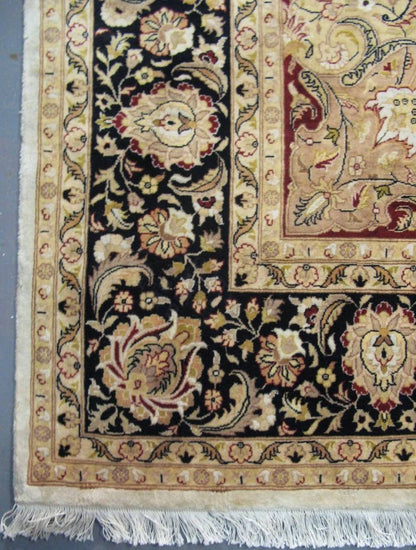 Ghoum Silk Carpet | 10'2" x 8' | Home Decor | Wool Area Rug