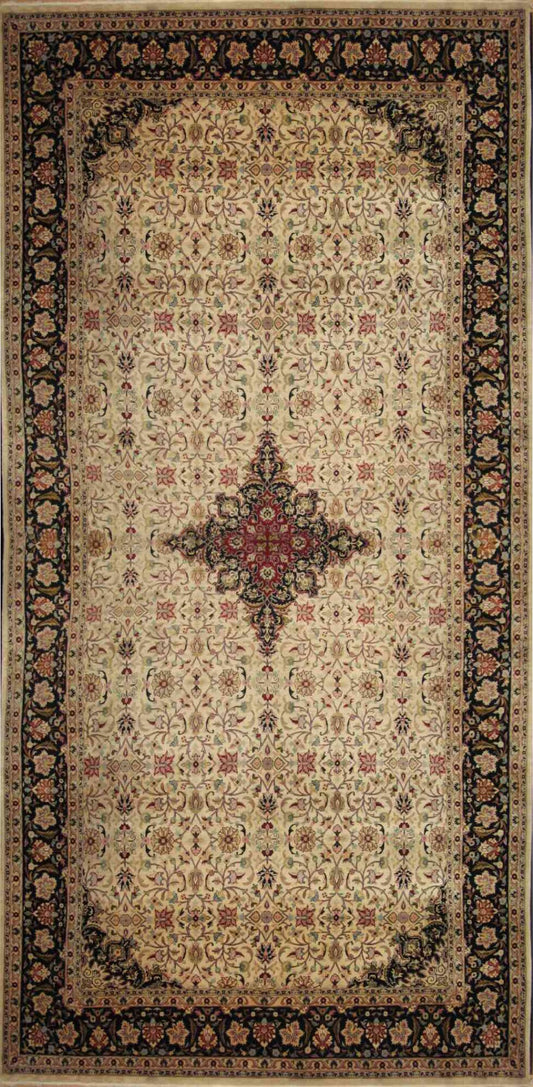 Ghoum Silk Carpet | 18'3" x 9' | Home Decor | Silk & Wool Area Rug