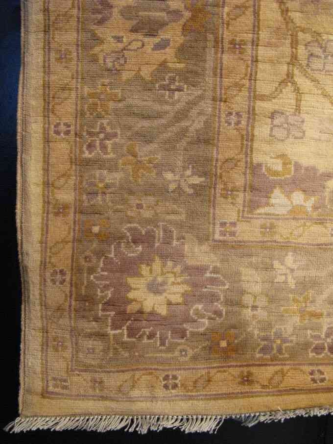 Chobi Lotus Carpet | 8'10" x 6'8" | Home Decor | Wool Area Rug