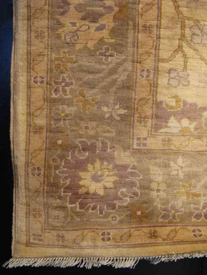 Chobi Lotus Carpet | 8'10" x 6'8" | Home Decor | Wool Area Rug